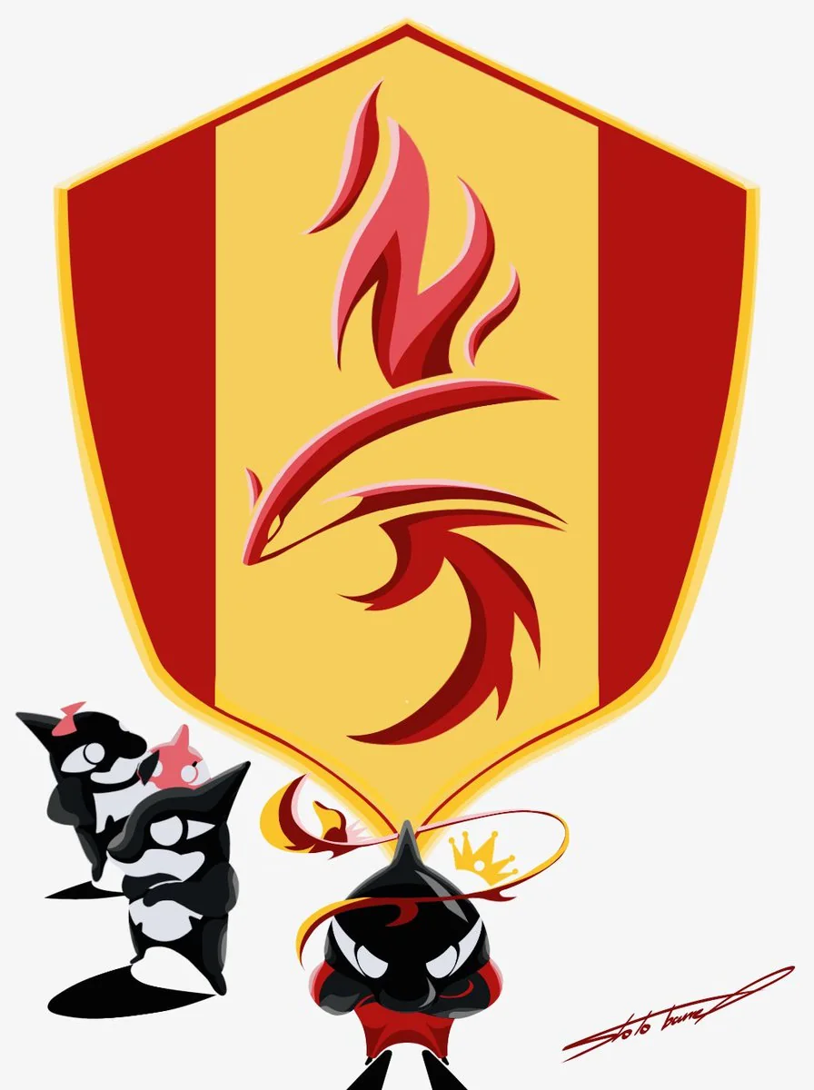 火球鼠与名古屋鲸八旧 Logo 对照