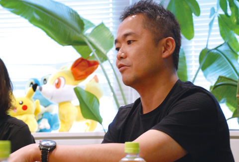 GAME FREAK 声音团队对谈现场（左起：一之濑刚、增田顺一、佐藤仁美、足立美奈子）