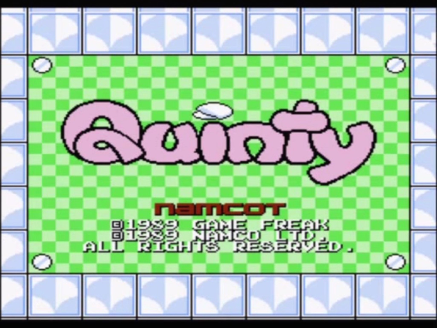 (C)1989 GAME FREAK inc. (C)1989 BANDAI NAMCO Entertainment Inc.