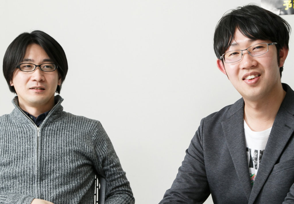 电玩志专访：大森滋（左，36岁，Sun & Moon 总监）与尾上将之（右，29岁，Gear Project 负责人）