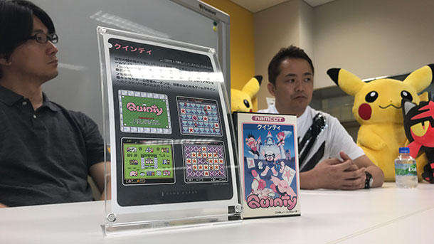 《宝可梦 太阳／月亮》总监大森滋（左）与 GAME FREAK 联合创始人增田顺一（右）在工作室回顾草创历史。