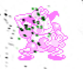 No. 42 バリリーナ BARIRIINA - MR. MIME? CIRCLED.