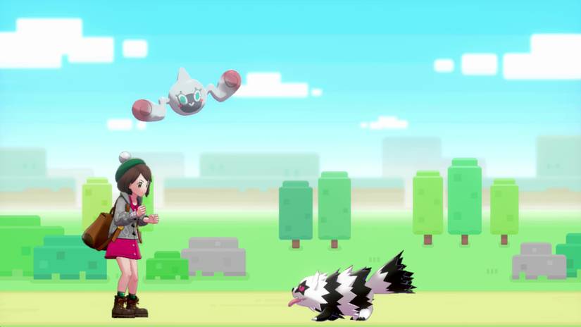 Characters play around in Pokémon Sword and Shield