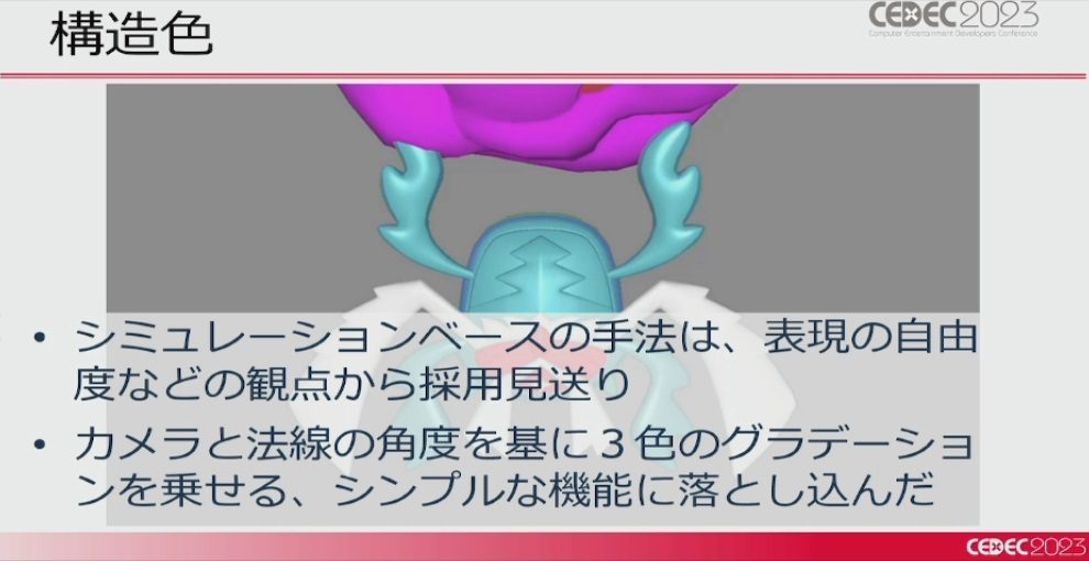 画像ギャラリー No.015のサムネイル画像 / ［CEDEC 2023］「ポケモンSV」はリアルな世界を目指していた。「パルデア地方を描き出す――見た目の仕組みを徹底解説！」レポート