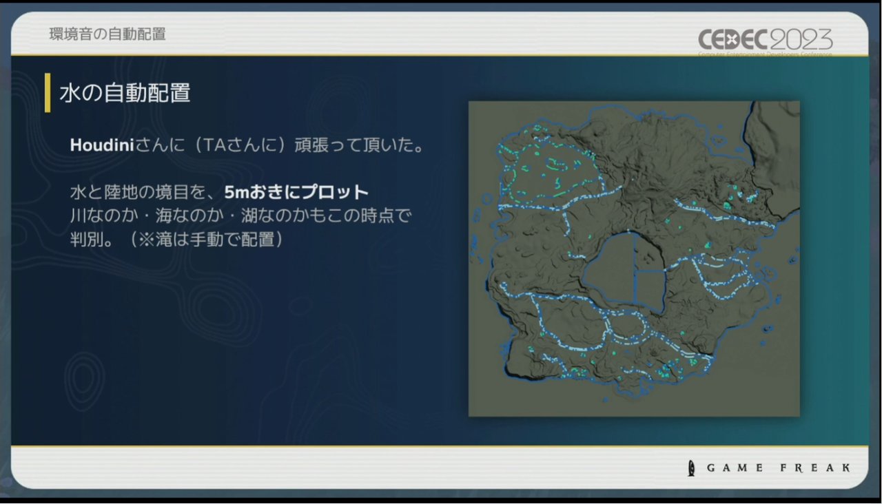 画像ギャラリー No.029のサムネイル画像 / ［CEDEC 2023］ポケモン世界をリアルにするため，音響の力も追及する。「ポケモンの せかいを かけめぐる おと！ おんきょうデザインで ひろがる ぼうけんの すがた！」レポート