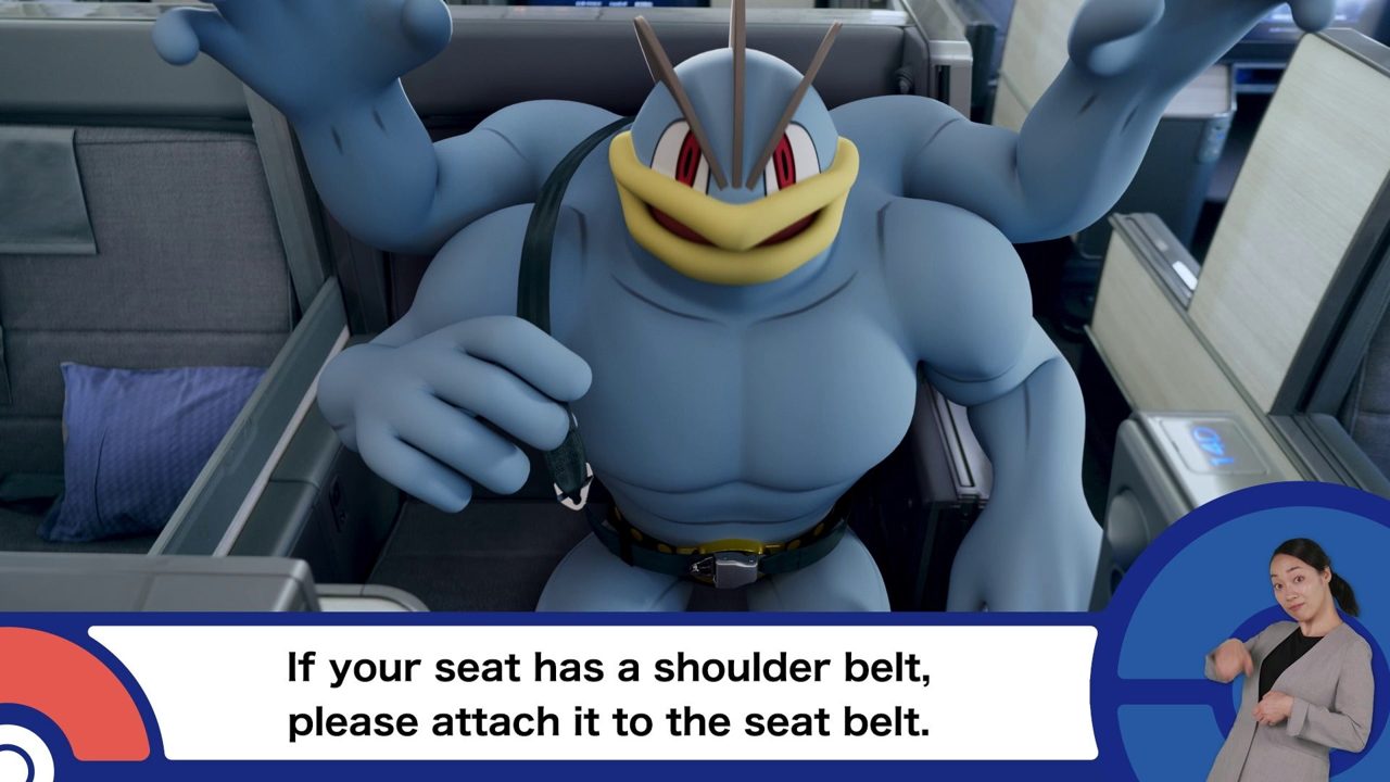 空の旅のはじまりに　ポケモンの機内安全ビデオ