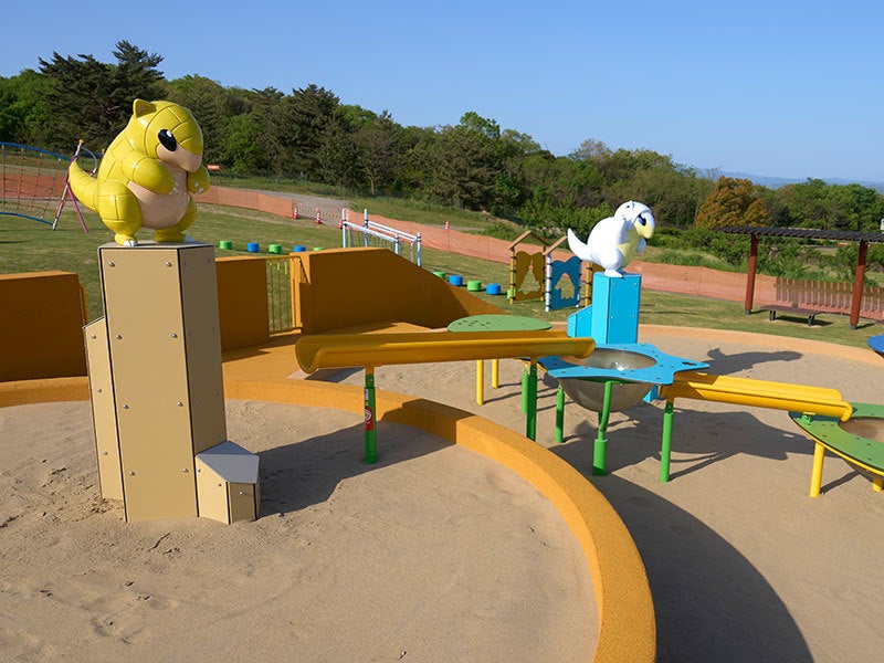 地域の生活に溶け込むポケモンたち「ポケモン公園」